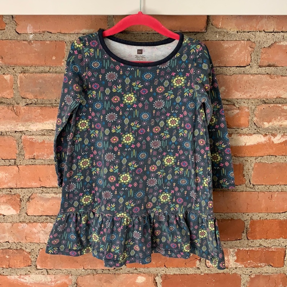 Long sleeved Tea Collection Dress Size 5